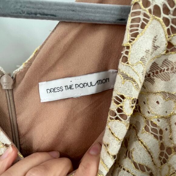 Dress The Population Melina Lace Maxi Dress - Picture 6 of 7